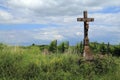 Beautiful classic cross between the vineyards in Alsace .