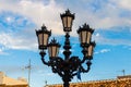 Classic lampposts of the town of Mijas, Malaga, Spain