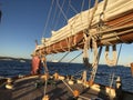 Classic Sail Boat navigation