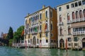 Beautiful classical buildings on the Grand Canal, Venice, Italy