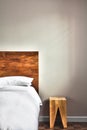 Beautiful Clean and Modern Bedroom Royalty Free Stock Photo