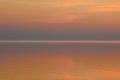Beautiful clear background sunset color over the lake Royalty Free Stock Photo