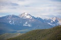 A Summer Day with Blue Sky and White Clouds at Rocky Mountain National Park  in Colorado Royalty Free Stock Photo