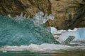 Glacial Ice from the LeConte Glacier Royalty Free Stock Photo