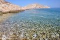 Beautiful clear seawater in Lukovo bay, Croatia Royalty Free Stock Photo