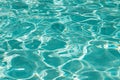 Beautiful and clear surface of the water in a swimming pool