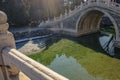 Beautiful Clear water in the Lake in Summer palace at beijing city Royalty Free Stock Photo