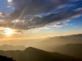 Clouds and mountain click Uttarakhand