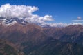 Clouds and mountain click Uttarakhand