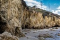 Beautiful cliffs at El Matador beach, Los Angeles Royalty Free Stock Photo