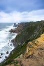 Beautiful cliffs in the most western part of Europe, Cabo da Roca, Portugal