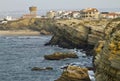 Beautiful Cliffs of Peniche Royalty Free Stock Photo