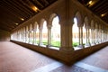 Beautiful cloister in Jacobins church Royalty Free Stock Photo