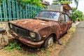 Rusty old car Jakarta