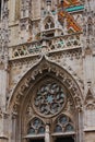 Beautiful closeup of gothic architecture details