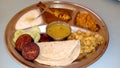 Beautiful closeup indian food dish