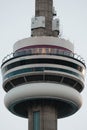 Beautiful closeup of a main pod of the CN Tower