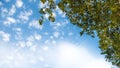 Beautiful cloud formations in the sky