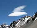 Beautiful cloud over mountain landscape Royalty Free Stock Photo