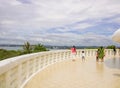 walking around the pagoda, rumassala, unawatuna, sri lanka.