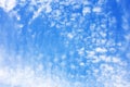 Beautiful clouds in the air. Royalty Free Stock Photo