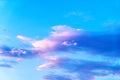 The vast blue sky and clouds sky Royalty Free Stock Photo