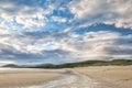 Beautiful clouds on Harris beach Royalty Free Stock Photo