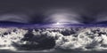 Beautiful clouds, panorama of clouds, HDRI, environment map Royalty Free Stock Photo