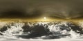 Beautiful clouds, panorama of clouds, HDRI, environment map Royalty Free Stock Photo