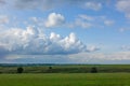 Beautiful clouds in the sky. Clouds foreshadowing rain Royalty Free Stock Photo