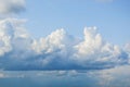 Beautiful clouds in the sky. Clouds foreshadowing rain Royalty Free Stock Photo