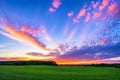 a beautiful clouds sky sunrise. Royalty Free Stock Photo