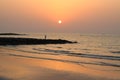 Beautiful cloudscape over sea sunrise Royalty Free Stock Photo