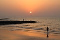 Beautiful cloudscape over sea sunrise Royalty Free Stock Photo