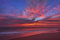 Beautiful cloudscape over the sea.