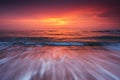 Beautiful cloudscape over the sea, sunrise shot