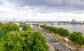 Beautiful cloudy day over Riga.