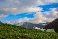 Beautiful cloudy sky in the Mountains of Himachal Pradesh,India