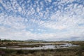 Marshes in the nature reserve Ria Formosa Royalty Free Stock Photo