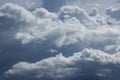 Beautiful cloudy sky before a thunderstorm Royalty Free Stock Photo