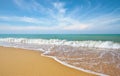 Beautiful coast of beach at day Royalty Free Stock Photo