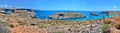 Malta Coast Blue Lagoon in Comino Island, Malta Royalty Free Stock Photo