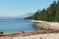 The beautiful coast of lake Baikal