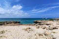 Beautiful coast of Malmok Beach, Aruba, Caribbean island Royalty Free Stock Photo