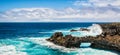 Beautiful coast near old lighthouse in Punta Teno, Tenerife, Can Royalty Free Stock Photo