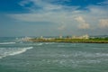 Beautiful coast at Same beach in atacamas, Ecuador Royalty Free Stock Photo