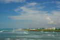 Beautiful coast at Same beach in atacamas, Ecuador Royalty Free Stock Photo