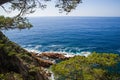 Beautiful coastline in Spain, Costa Brava