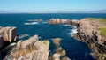 The beautiful coast of the Tobernanoran area on Cruis Island, County Donegal, Ireland