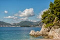 Beautiful coast view, Adriatic sea, Montenegro Royalty Free Stock Photo